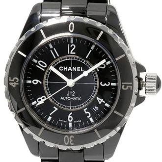 Chanel Pre-owned Fabric watches - Heren - Pre-owned - Zwart - Maat: ONE Size