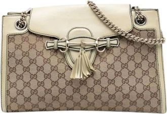 Gucci Pre-owned Shoulder Bags, female, Brown, Size: ONE SIZE Pre-owned The Emily Shoulder Bag