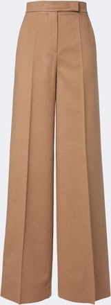 Max Mara Camel hair wide-leg pants