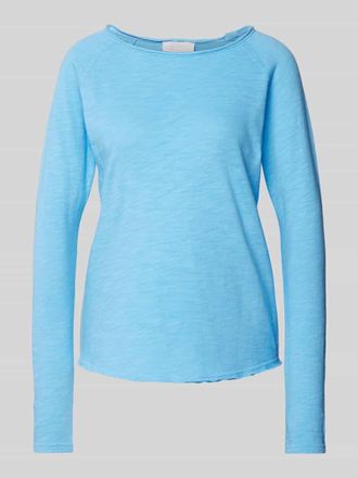 Rich & Royal Longsleeve mit Raglan&auml;rmeln in Hellblau, Gr&ouml;&szlig;e XS
