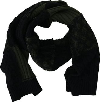 Dolce & Gabbana Prachtige Sjaal - Dames - Wintersjaals - Zwart - ONE Size - Wol - Accessoires