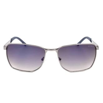 Guess Smoke Mirror Rectangular Mens Sunglasses GF00018 08C 60
