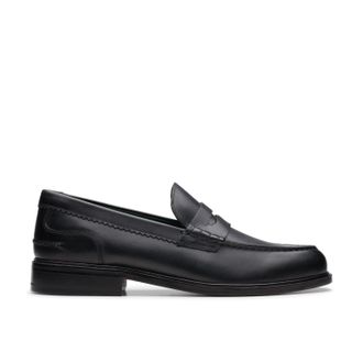 Clarks CraftJames Lo in Black Leather