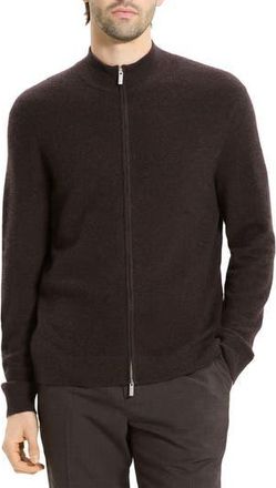 Theory Cyr Cashmere Cardigan in Brownwood Melange at Nordstrom Rack, Size Large