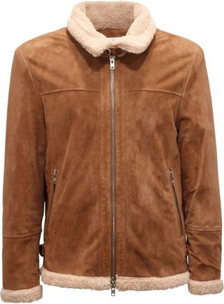 Bully Shearling Jacket Model 5562 - Heren - Jassen - Bruin - M - Jassen