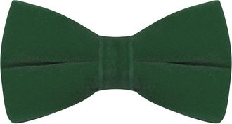 King & Priory Luxury Racing Green Velvet Bow Tie