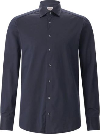 Stenstr&ouml;ms Formele Overhemd - Heren - Casual Overhemden - Blauw - S - Katoen - Overhemden