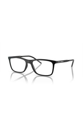 Dolce & Gabbana 53mm Rectangle optical glasses in Black at Nordstrom