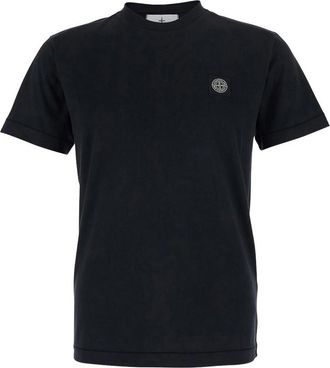 Stone Island Short-sleeved cotton T-shirt