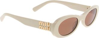 Miu Miu unisex, Accesorios, Beige, Talla: ONE Size