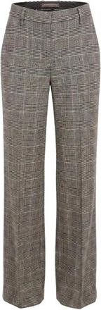 Ermanno Scervino Wijde Pijpenbroek - Dames - Wijde Broeken - Bruin - S - Broeken