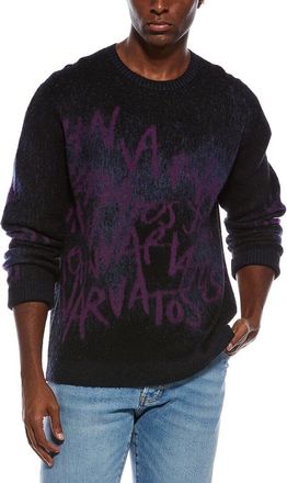 John Varvatos Vinheta Wool & Cashmere-Blend Crewneck Sweater