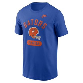 Nike Florida Legacy Arch Helmet Nike Mens College T-Shirt in Blue | N1994EVUFV-FMQ