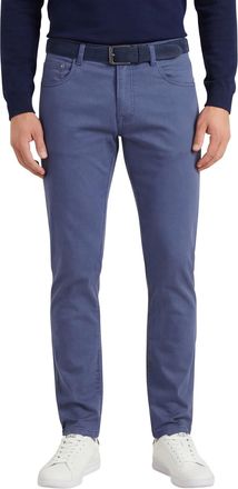 Gardeur broek 5 pocket blauw katoen