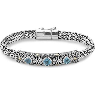 Samuel B. Sterling Silver Rope Bracelet in Blue at Nordstrom Rack