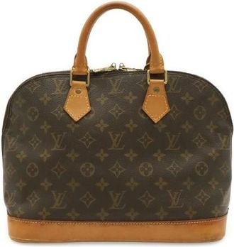 Louis Vuitton Pre-owned Alma Monogram Handbag - Dames - Vintage Handtas - Bruin - ONE Size - Vintage