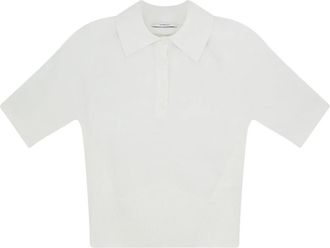 Givenchy Polo Shirt - Dames - Polos - Wit - S - Katoen - Tops