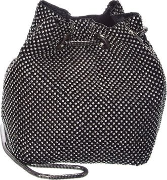 Rene Ruiz Allover Crystal Bucket Bag