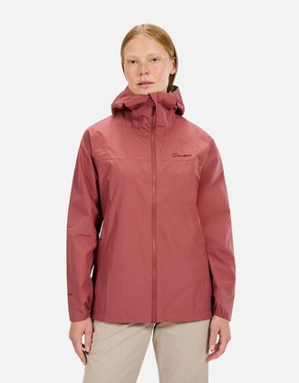 Berghaus Womens Berghaus Womens Deluge Pro 3.0 Waterproof Walking Jacket - Red - Size: 16
