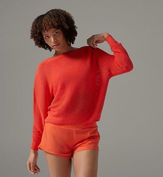 Tavi West Coast Sweater in Hot Coral at Nordstrom, Size X-Small