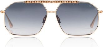 Anna-Karin Karlsson LE BOSS 2.0 Gold Womens Sunglasses Gold Size 62
