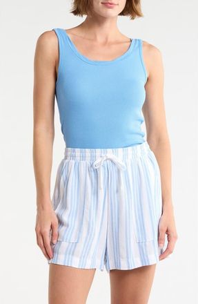 Splendid Chiara Crop Tank in Steel Blue at Nordstrom Rack, Size X-Small