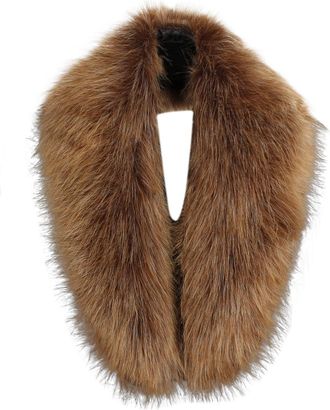 Generic Longra Women Faux Fur Shawl Wrap Stole Shrug 1920s Bridal Bridesmaids Wedding Scarf Wrap Winter Faux Fur Scarf Neck Warmer Wrap Large Collar Shawl Sto