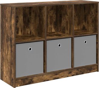 vidaXL Aparador Roble Ahumado 102 X 32 X 73,5 Cm Vidaxl