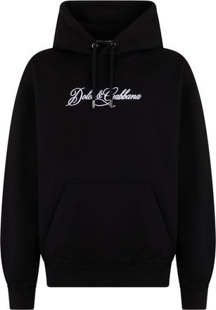 Dolce & Gabbana Black Regular Logo Hoodie