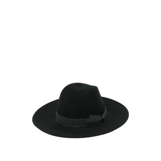 Borsalino Deva Wool Hat - Dames - Hoeden - Zwart - S - Wol - Accessoires