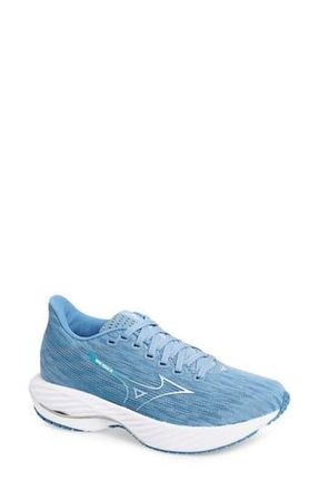 Mizuno Wave Rider 28 Running Shoe in Glacier Lake-White at Nordstrom Rack, Size 7.5