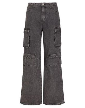 8 by YOOX ORGANIC COTTON DENIM OVERSIZE CARGO