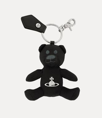 Vivienne Westwood Teddy Bear Keyring Utility Drill Black One Size Unisex