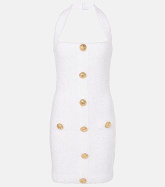 Balmain Halterneck minidress