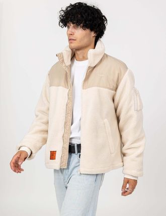Bombers Original Fleecejacke BOMBERS ORIGINAL Bombers Original Fleecejacke Moncton-M, Herren, Gr. M, beige, Obermaterial: 100% Polyester PES., Jacken Fleecejacke