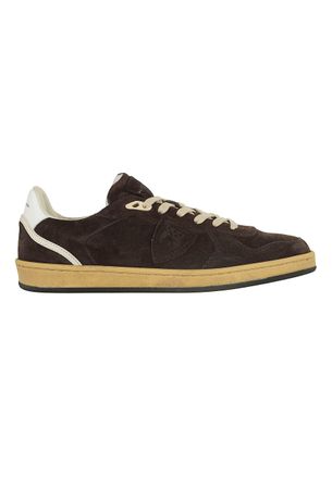 Philippe Model Brown PGAL Low Suede Low-Top Sneakers