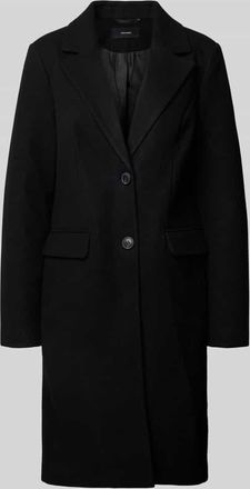 Vero Moda Regular Fit Mantel aus recyceltem Material Modell VINCEBERLIN in Black, Gr&ouml;&szlig;e XS