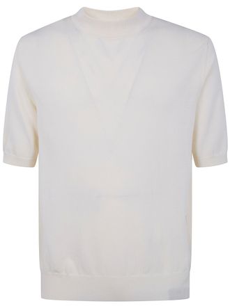 Zanone Turtle Neck Short Sleeves Sweater