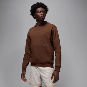 Nike Jordan Mens Jordan Sport Hoop Fleece Dri-FIT Pullover Hoodie in Brown | HF0280-259