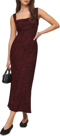 Reformation Tancy Button Front Midi Dress in French Kiss at Nordstrom, Size 2