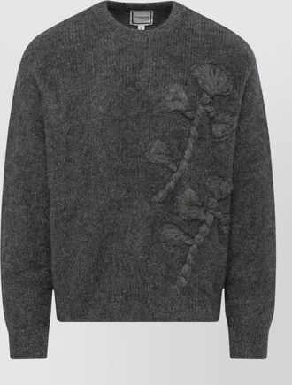 Wooyoungmi textured crew neck knit sweater