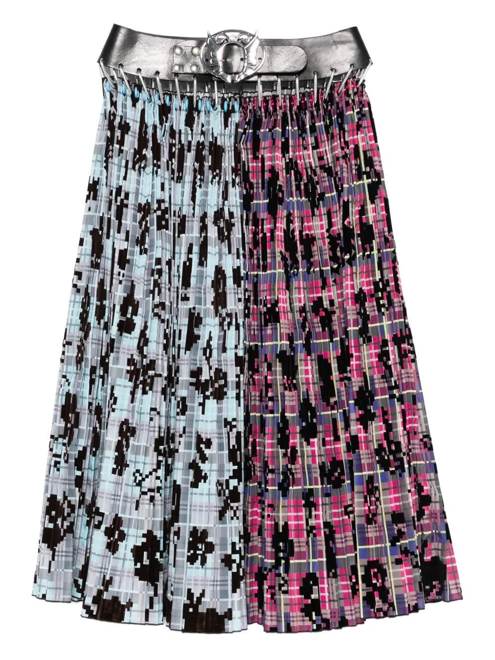 Jupe-short (skort) Chopova Lowena - Couleurs Noir, Rose, Bleu - Taille S - Occasion Très Bon état