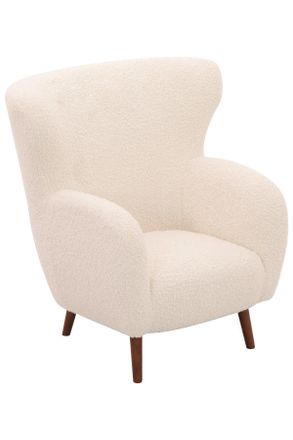 Livetastic Sessel, Wei&szlig;, Textil, Kautschukholz, massiv, 90x98x88 cm, Wohnzimmer, Sessel, Sonstige Sessel