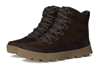 kamik Atwater Mens Snow Shoes Dark Brown : 10 M, Leather/Suede