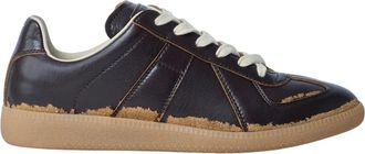 Maison Margiela Replica Sneakers - Dames - Sneakers - Bruin - 37 1/2 EU - Katoen - Schoenen