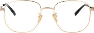 Gucci Optical Frame - Dames - Brillen - Geel - 54 MM - Accessoires
