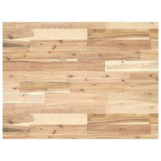Berkfield Home Desk Top Untreated 100x60x4 cm Solid Wood Acacia in Brown | Size: 100 x 60 x 4 cm