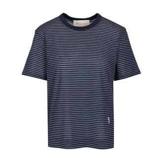 Ami Dames, Tops, Blauw, Maat: L Katoen