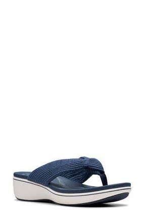 Clarks Breezerae Erin Wedge Sandal in Navy at Nordstrom Rack, Size 9.5