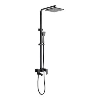 Desconocido Desconocido - Columna De Ducha Para Ba&ntilde;era, Negro